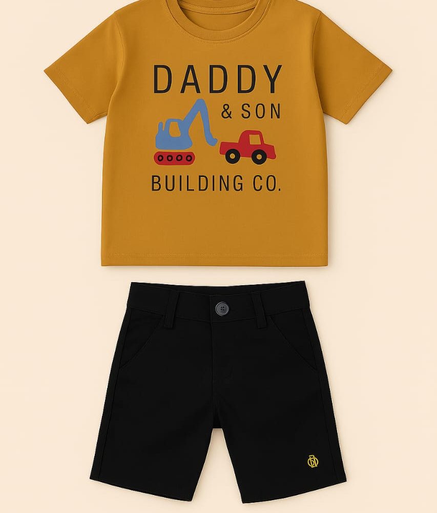 Pack of 2 – Kids T-Shirt & Shorts Set