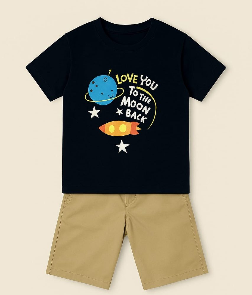 Pack of 2 – Kids T-Shirt & Shorts Set